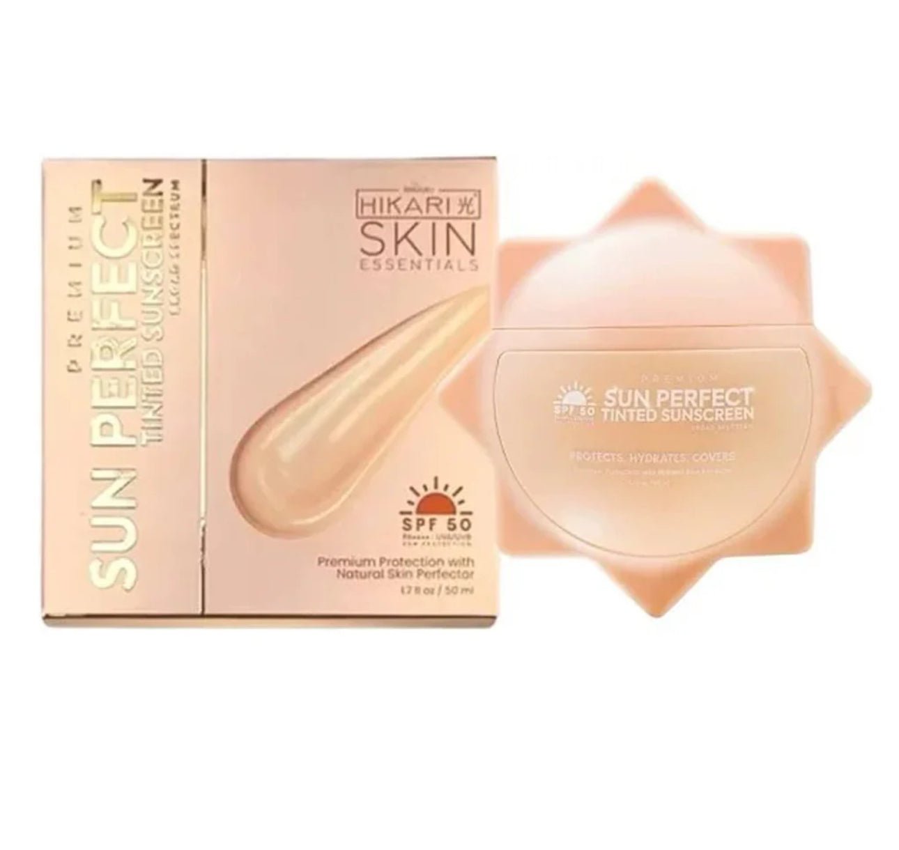 Hikari Premium Sun Perfect Tinted Sunscreen SPF50 PA++++ - 50ml