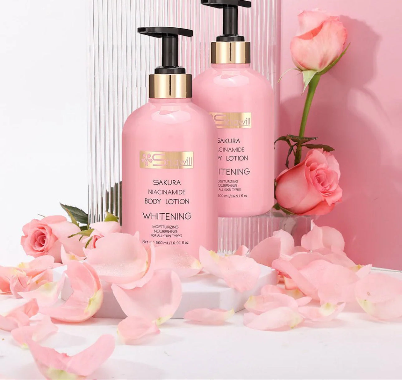 Shawill Sakura Niacinamide Whitening Body Lotion - 500ml